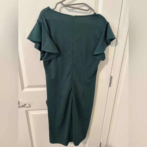 Emerald Green Maternity Dress - Picture 8 of 9